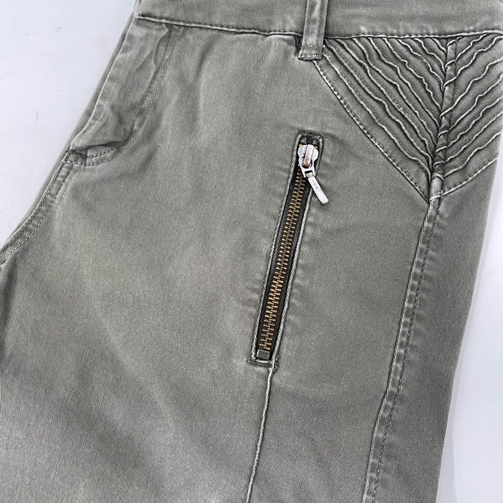 Zara slim fit jeans green size 6 - Picture 2 of 10